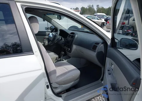 2008 Kia Spectra Ex from USA, damaged, VIN KNAFE121285553543